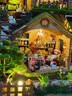 那家小屋diy小屋手工藝術(shù)森林奇遇別墅微縮積木拼裝立體解壓模型生日禮物 森林奇遇  diy小屋+防塵罩 曬單實(shí)拍圖
