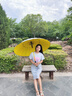 愛上雨24骨雨傘長柄防水套超大多人自動(dòng)加大加固加厚結(jié)實(shí)抗風(fēng)暴雨專用傘 【黑膠防曬】16骨防水套-活力黃 曬單實(shí)拍圖