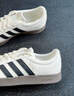 adidas T頭鞋 VL COURT復古板鞋德訓鞋男女阿迪達斯輕運動(dòng) 漢玉白/黑色/樹(shù)脂黃   42.5 曬單實(shí)拍圖