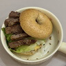 山姆優(yōu)選】0糖食品0脂肪全麥貝果堿水面包黑芝麻粗糧減低早餐糕點 【熱銷款】一箱吃遍6種口味（70克*6只 曬單實拍圖