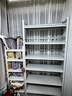 鐵藝書架置物架落地多層家用簡易書柜客廳收納鐵架子鋼制學(xué)生書櫥 118cm高加厚4層【默認白色】 長50*寬30cm【層高可調(diào)】 曬單實拍圖