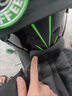 機車(chē)防蛋護襠神器男士油箱防撞緩沖保護墊硅膠立體防賽機車(chē)保護具 黑色【彈性皮革】 曬單實(shí)拍圖