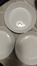松發(fā)瓷器骨瓷碗碟家用輕奢高級感浮雕餐具喬遷碗盤(pán)組合 7英寸盤(pán)4個(gè)裝 曬單實(shí)拍圖