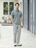 DESCENTEGOLF 迪桑特高爾夫Xander系列男士短袖POLO衫夏季新品 GN-GN L (175/96A) 曬單實(shí)拍圖