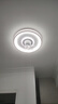 ARROW箭牌照明 風扇燈led吸頂臥室燈現(xiàn)代簡約靜音電扇燈中山燈具 白色 50CM64W【智能+搖頭+強風】 曬單實拍圖
