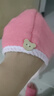 【加厚雙層】干發(fā)帽男女超強(qiáng)吸水速干包頭毛巾擦洗頭發(fā)干發(fā)巾 小熊干發(fā)帽【粉白1條裝】 曬單實拍圖