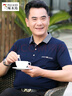 啄木鳥(niǎo)短袖T恤男 爸爸t恤40-50歲翻領(lǐng)夏季中年爺爺裝中老年人冰絲薄款 1194藏藍 XL /175 曬單實(shí)拍圖