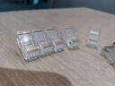 山澤 六類(lèi)網(wǎng)線(xiàn)水晶頭 6類(lèi)RJ45千兆網(wǎng)絡(luò )接頭 工程級電腦網(wǎng)線(xiàn)連接器 Cat6鍍金水晶頭 100個(gè) WL-6100 曬單實(shí)拍圖
