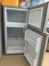 小神童雙開兩門保鮮電冰箱小冰箱迷你小型家用冷藏冷凍宿舍 節(jié)能省電 76A158/一級(jí)能效/銅管/果蔬盒 曬單實(shí)拍圖