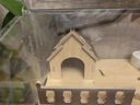 卡熙倉(cāng)鼠籠子亞克力透明金絲熊豪華別墅專(zhuān)用飼養(yǎng)箱便宜大的超大防啃咬 用品大全外接【45高透底盤(pán)】伐木小屋款 曬單實(shí)拍圖