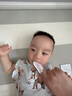 煦凜日本手指套牙刷嬰兒0-3歲兒童口腔清潔指套寶寶舌苔清潔器嬰幼兒 【2盒裝】60片 曬單實(shí)拍圖