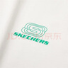 斯凱奇（Skechers）夏季男女情侶同款繽紛休閑系列透氣半袖針織短袖T恤 曬單實(shí)拍圖