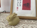 小謙山房兔飛猛進(jìn)紫砂茶寵擺件本山段泥可養(yǎng)精品手工小兔子茶玩家居裝飾品 兔子茶寵 曬單實(shí)拍圖