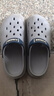 大嘴猴（paul frank）洞洞鞋女情侶男士沙灘鞋厚底可兩穿涼拖鞋EVA花園包頭涼鞋 66086 深灰 42-43 【適合41-42碼腳穿】 曬單實(shí)拍圖