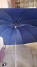 天堂 雙人晴雨傘三折 遮陽傘10骨加大加固抗風防曬大傘 3311升級藏青 曬單實拍圖