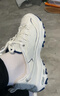斯凱奇（Skechers）女鞋秋冬小白熊休閑鞋子厚底增高百搭運(yùn)動軟底老爹鞋99999863 白色/海軍藍(lán)色/WNV 37 曬單實(shí)拍圖