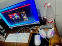 聯(lián)想（Lenovo）GK10機械鍵盤 全鍵熱插拔 20種背光燈效 游戲辦公電腦鍵盤 極光系列有線版 98配列 白色混光青軸 曬單實拍圖