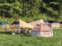 駱駝戶外精致露營蘑菇屋帳篷便攜折疊野營加厚野餐公園露營自動帳3030 曬單實拍圖