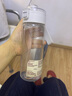 無(wú)印良品（MUJI）共聚酯 便攜水杯高顏值透明水杯運動(dòng)水杯 透明 550ml 曬單實(shí)拍圖