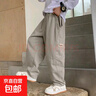 男童褲子春秋裝兒童休閑褲2025新款中大童春季長(cháng)褲男孩寬松運動(dòng)褲 SP-T182【卡其】 130 曬單實(shí)拍圖