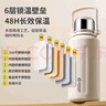 富光拾喜（FUGURNG BESTJOY）保溫杯保冷壺316不銹鋼大容量水杯學(xué)生便攜提手杯子綠色1200ml 曬單實(shí)拍圖