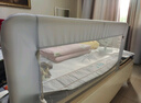 貝怡熊Beeio床圍欄嬰兒床上防護(hù)欄寶寶防摔兒童床護(hù)欄床邊擋板床上圍擋免打孔 2米灰大象【升級(jí)大立柱+U型底座免打孔】 曬單實(shí)拍圖