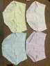 紅豆內(nèi)褲女純棉抑菌襠女士內(nèi)褲棉氨中腰三角褲4條裝 組合一165 曬單實(shí)拍圖