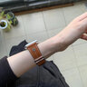 適用于蘋果iwatch10表帶applewatchUltra2愛馬仕真皮蘋果手表表帶 需要更換連接器顏色請備注或聯(lián)系 46mm表盤【適用新品10代iwatch】 曬單實拍圖