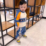 鄰家米其【三件套】童裝男童套裝秋裝1-6歲兒童秋季3寶寶男孩春秋小孩衣服 XT1297（外套+打底衫+褲）-藍(lán)色 100 碼/身高90-100cm(2-3歲) 曬單實(shí)拍圖