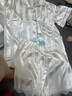 浪莎（LangSha）冰絲睡衣女純欲風(fēng)高級感短袖大碼短褲涼感情人節(jié)可外穿薄款家居服 曬單實拍圖