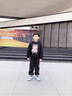 G.DUCKKIDS男童套裝春秋2024年新款洋氣中大童時髦男孩帥氣春秋款衛(wèi)衣兩件套 繩結(jié)兔套裝-黑色 150 cm 建議身高140-150cm9-10 曬單實拍圖