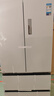 美的（Midea）M60系列520純平全嵌法式多門四開門家用冰箱超薄雙系統(tǒng)循環(huán)大容量無霜BCD-520WUFPZM(E)白國家補(bǔ)貼 曬單實(shí)拍圖