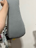 緣舒堂頸椎枕頭蕎麥殼骨頭枕睡覺(jué)圓柱形糖果睡眠成人薰衣草腰硬枕 灰色 【全蕎麥殼】 曬單實(shí)拍圖