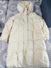森馬（Semir）長(cháng)款羽絨服90絨子可拆卸毛領(lǐng)連帽分割插肩袖2025女冬109725113006 曬單實(shí)拍圖