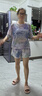 鴻星爾克（ERKE）泳衣女分體三件套海邊游泳潛水度假寬松大碼遮肉顯瘦泳裝溫泉 曬單實(shí)拍圖