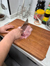 標龍正宗整木花梨木菜板原木砧板廚房切菜板實(shí)木刀板家用防霉案板 0拼接 40*30*3cm(多數人的選擇) 曬單實(shí)拍圖