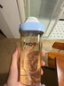 HEGEN海格恩兒童吸管杯蓋通用奶瓶杯子配件1-3歲直飲喝水杯蓋藍色 曬單實拍圖