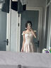 格邏恩（GELUOEN）法式小飛袖花邊拼接碎花連衣裙女夏季溫柔風(fēng)收腰超仙蓬蓬公主短裙 粉色 均碼 【可備注碼數】 曬單實(shí)拍圖