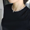 迪后（Dirholl）珍珠項鏈女法式復古輕奢雙層鎖骨鏈年輕生日情人禮物送女友老婆 珍珠項鏈女 曬單實(shí)拍圖