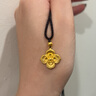 潮宏基 傳家寶古法黃金項(xiàng)鏈女四合如意頸飾送女友生日七夕禮物 計(jì)價(jià) 4.45g 繩長(zhǎng)約66cm 曬單實(shí)拍圖