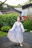 旗鉑漢服女童秋款2025新款兒童古風(fēng)國風(fēng)公主連衣裙女孩超仙古裝秋 無(wú)盡浮華 130 曬單實(shí)拍圖