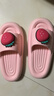 潔麗雅（Grace）可愛(ài)涼拖鞋女外穿時(shí)尚網(wǎng)紅水果家居男拖鞋浴室防滑  39-40 曬單實(shí)拍圖