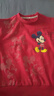 Disney baby迪士尼男童衛衣兒童長(cháng)袖T恤中小童裝秋季純棉親膚上衣 紅色  120  曬單實(shí)拍圖