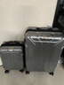 新秀麗（Samsonite）20+28英寸套裝行李箱拉桿箱男女時(shí)尚大容量旅行箱密碼箱可登機TS7 銀色 曬單實(shí)拍圖