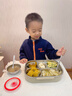 COOKSS飯盒316L不銹鋼餐盒上班族小學(xué)生保溫飯盒可微波爐5分格餐盤(pán) 曬單實(shí)拍圖