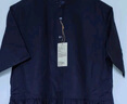 無(wú)印良品（MUJI）女式 漢麻 棉 短袖連衣裙 女裝裙子25年夏季寬松透氣長(cháng)裙BC2MJC5S 黑色 M （160/84A） 曬單實(shí)拍圖