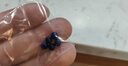 VUCKO天然深藍色虎眼石散珠子單顆虎睛石diy手工串珠多寶手鏈隔 4mm/4顆 曬單實拍圖