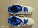 挺拔（TIBHAR）兒童乒乓球鞋防滑耐磨訓練鞋透氣牛筋底比賽運動(dòng)鞋 01920白藍35 曬單實(shí)拍圖