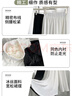 翊尚美裙褲女夏季新款休閑闊腿褲女士高腰半身a字學(xué)生顯瘦遮胯薄款褲子 優(yōu)雅白色【冰涼有內(nèi)襯】 L 【適合110-140斤】 曬單實拍圖