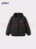 asics亞瑟士童裝25年冬季兒童柔軟舒適三防輕量保暖羽絨服【高充絨量】 黑色 清潔度1000-鴨絨 160 充絨量98.5g 曬單實(shí)拍圖